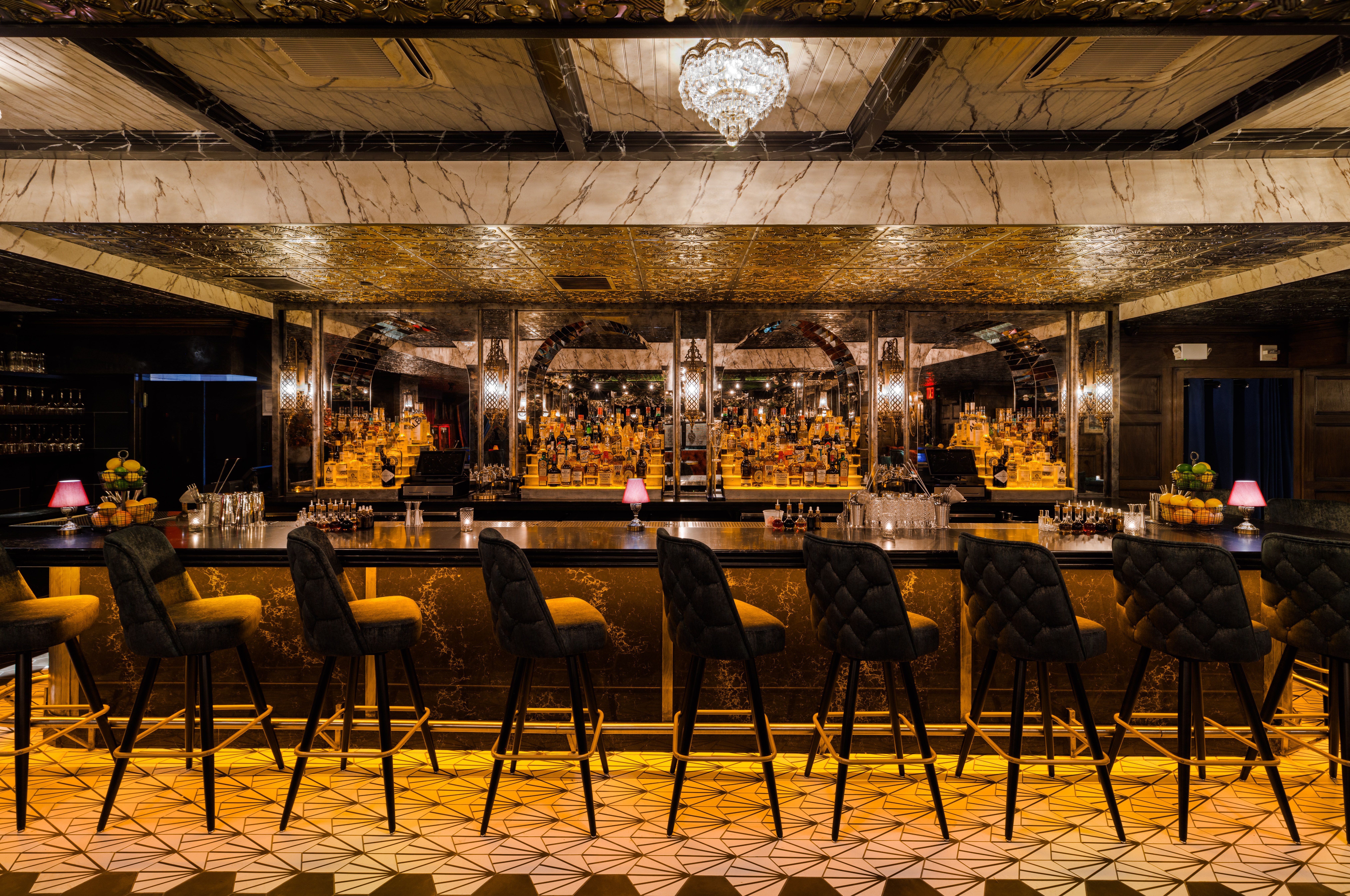 a store inside of a building