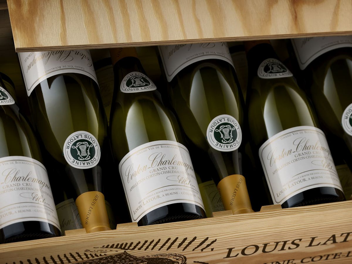 a bottle of wine