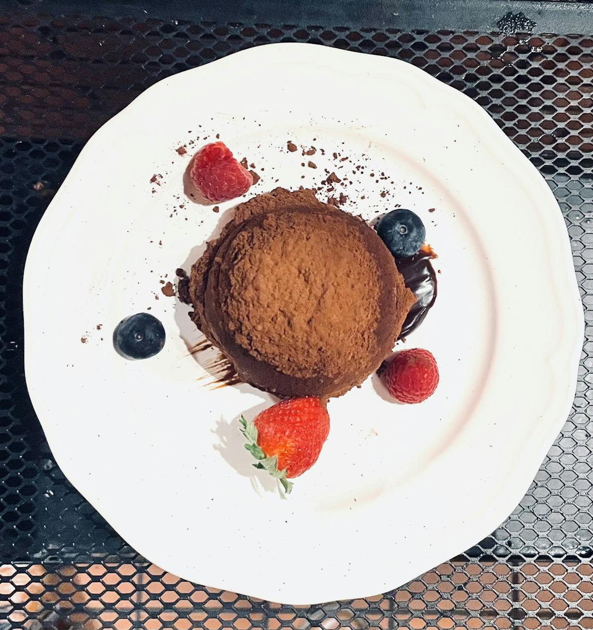 a piece of cake on a plate