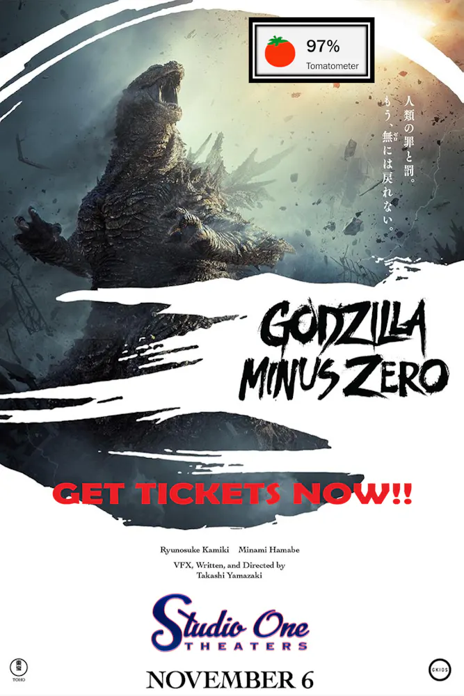 a poster of a monster
