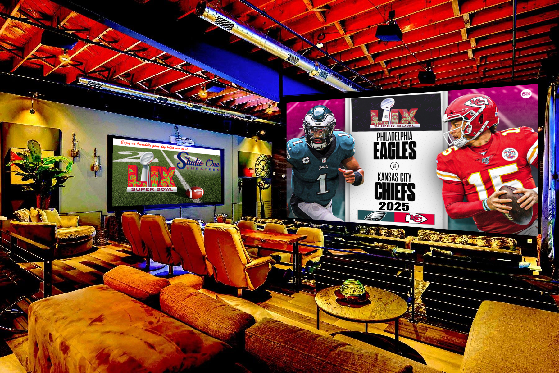 Super Bowl Buffet Part Studio One Theaters in Portland, OR