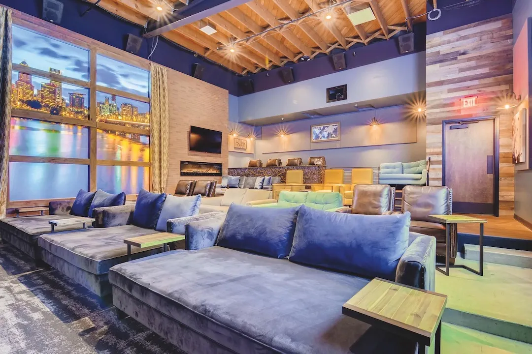 Illustration of Remote Penthouse Rentals With Private Movie Theater