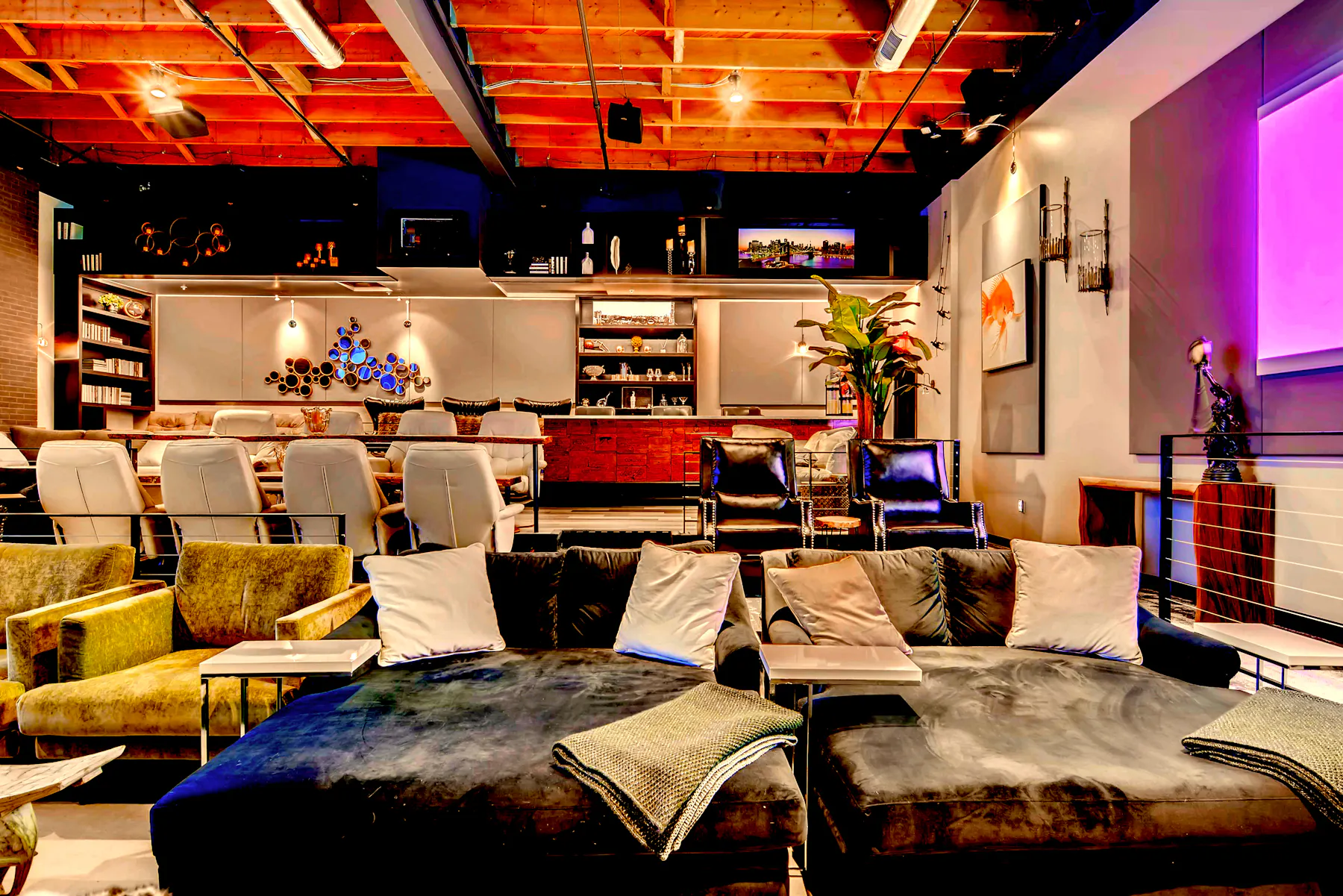 Beautiful view of Luxury Penthouse With Private Movie Theater