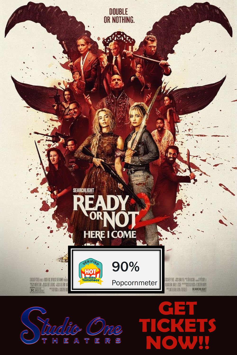 a movie poster with people holding guns