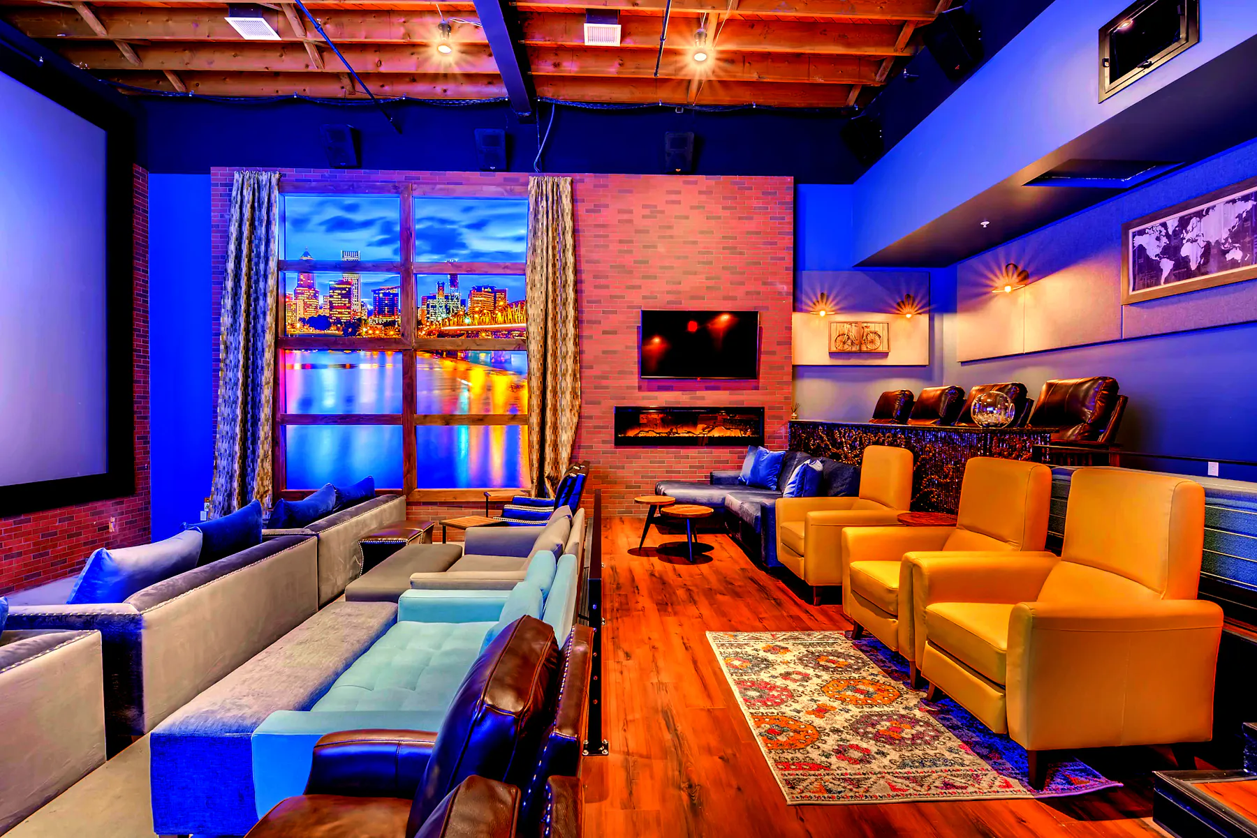 Beautiful view of Penthouse Apartments With Private Movie Theater