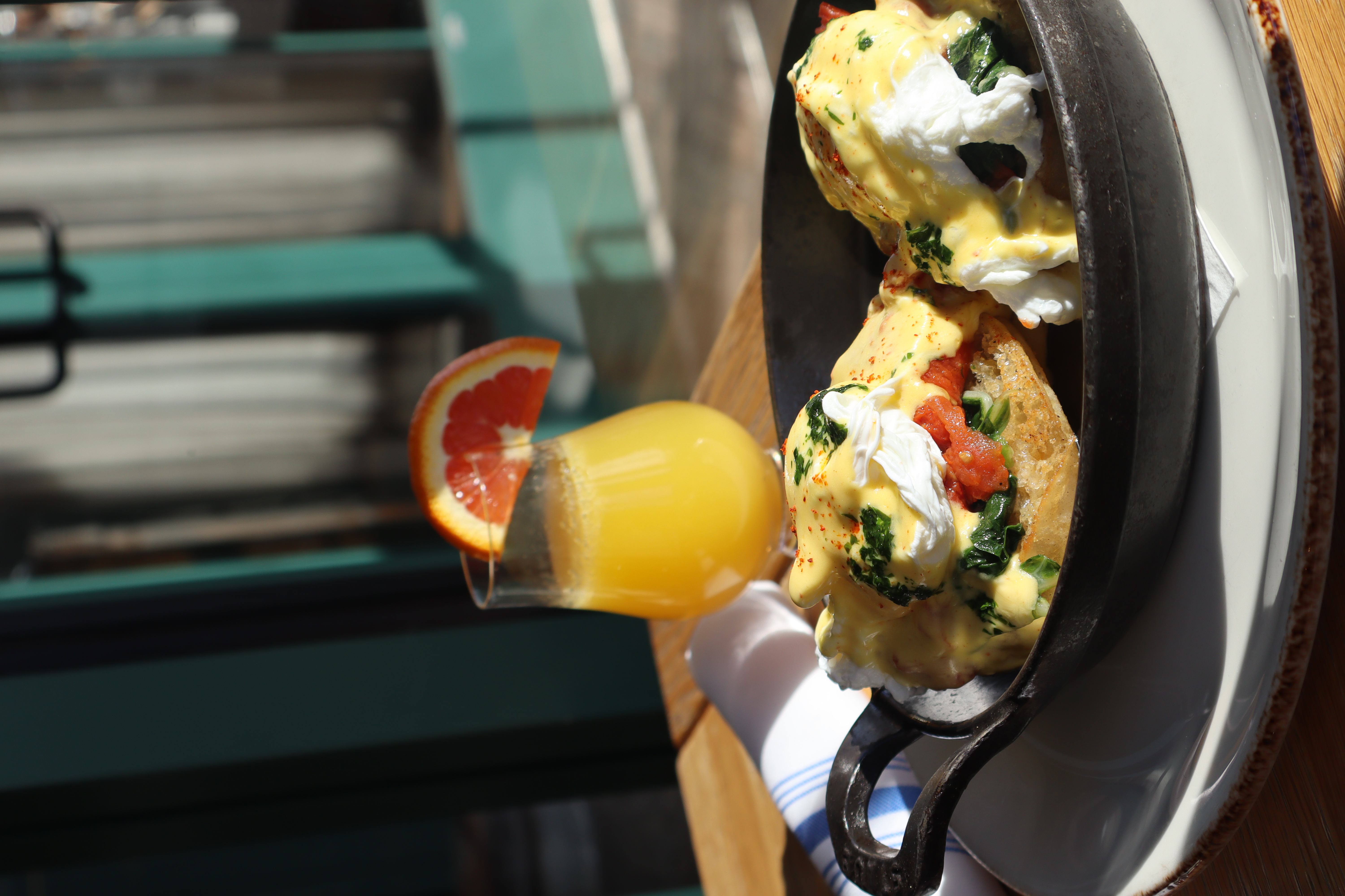 a plate of food on a table