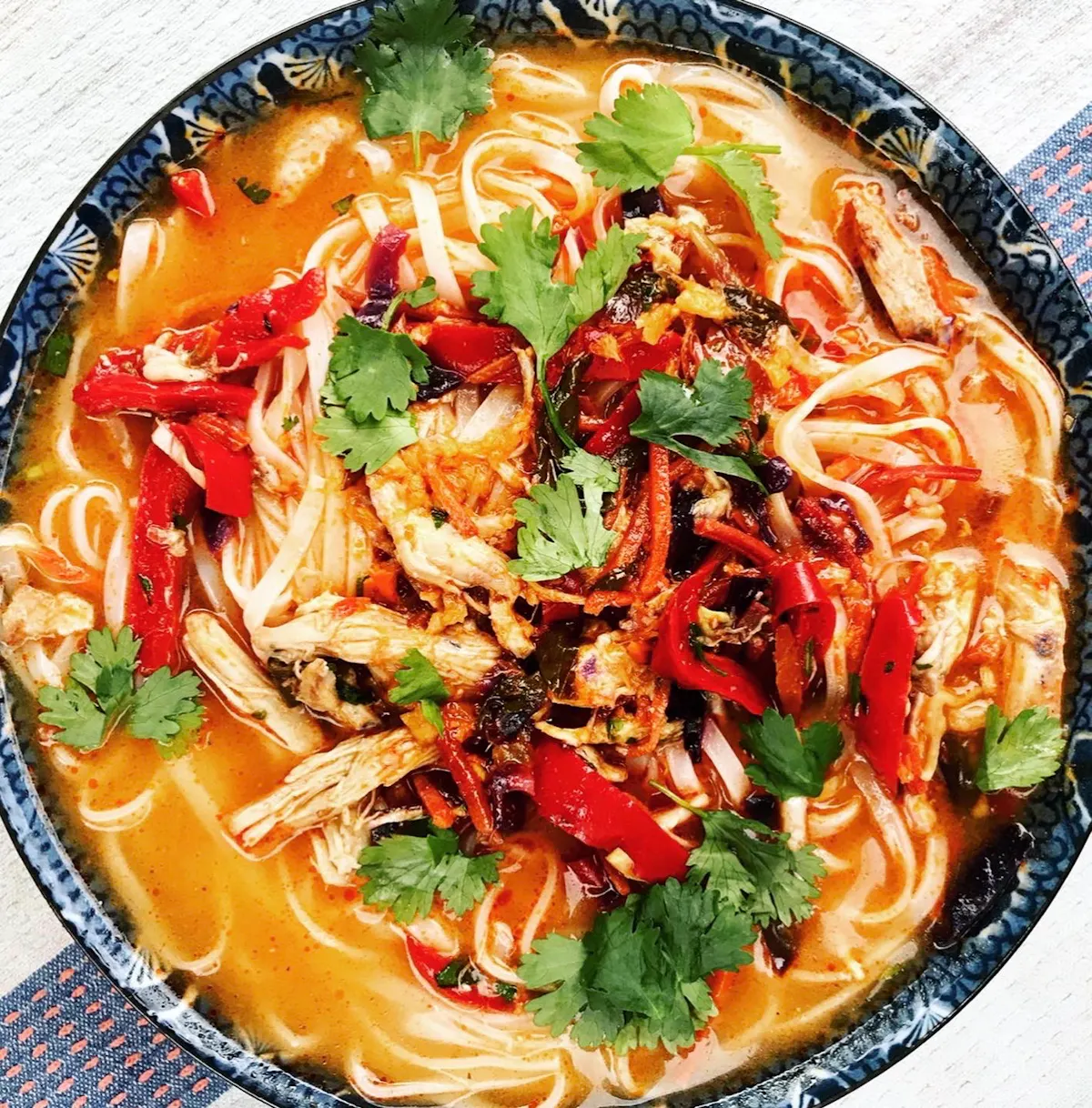 a bowl of food on a plate