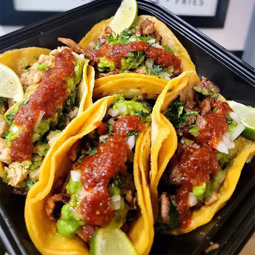 Close up view of Mexican restaurant serving the best Cali burrito near Alamitos Heights, Long Beach CA.