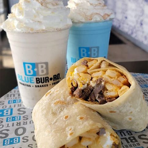 N Bellflower Blvd & Beach Dr, Long Beach milkshake delivery provided by Blue Burro.