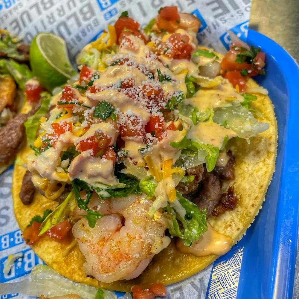 Blue Burro prepared Mexican grill cuisine near Long Beach CA.