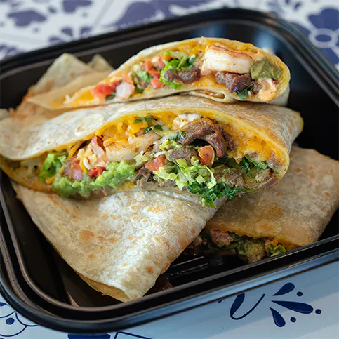 Surf and Turf delivery near Channel Dr & Pacific Coast Hwy, Long Beach CA offered by Blue Burro.