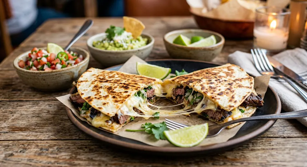 Best carne asada quesadilla in Long Beach Blvd at Blue Burro