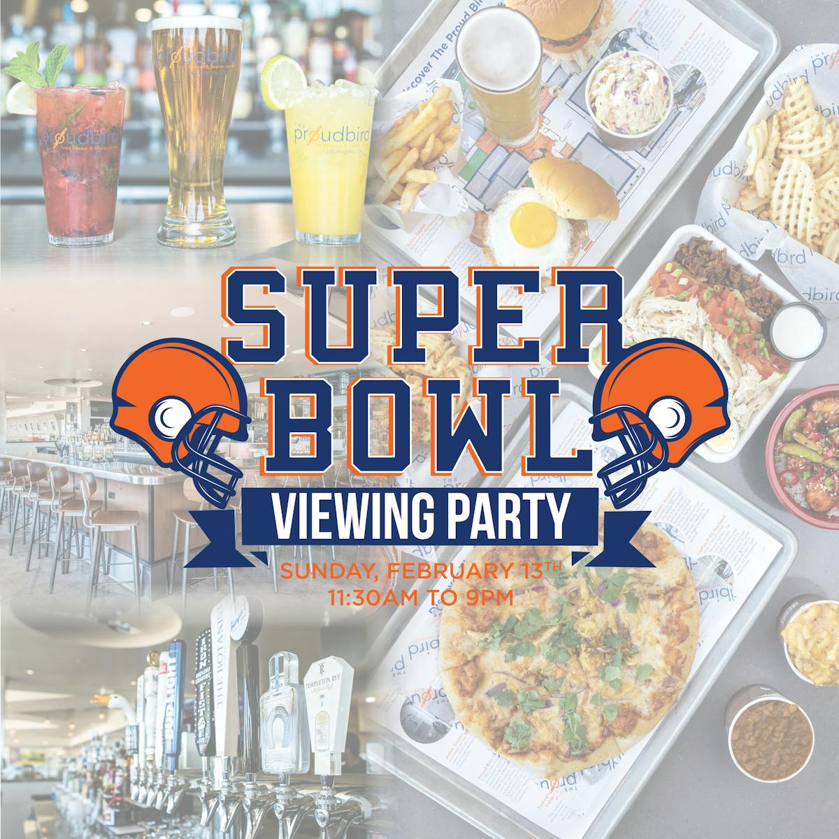 Super bowl watch party
