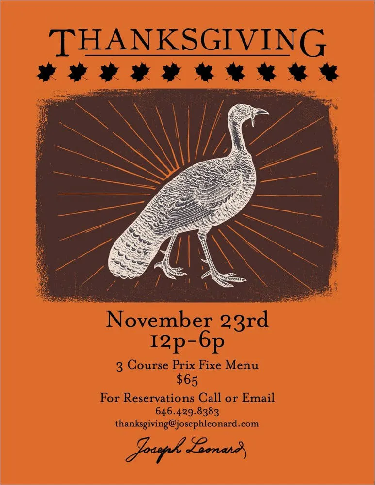 a thanksgiving event announcement