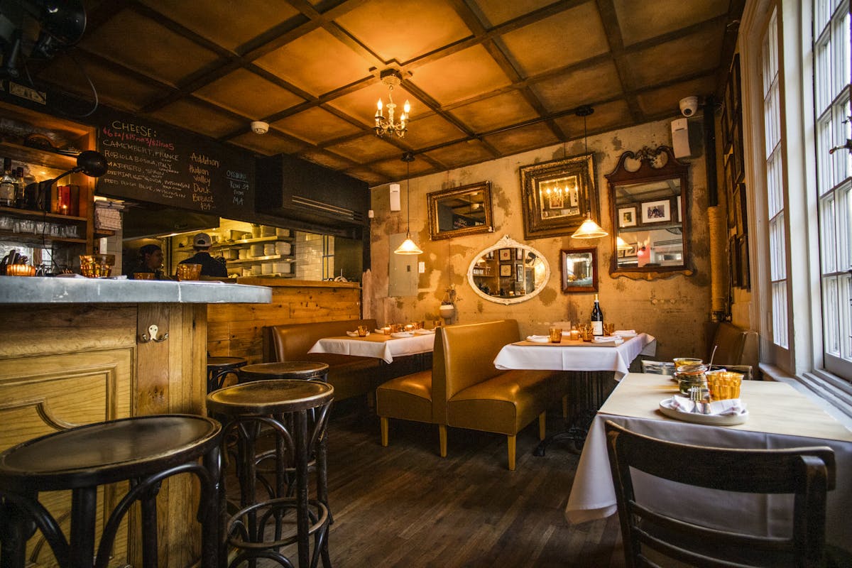 a dining room