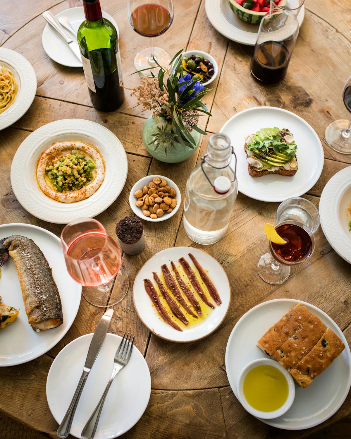 plates of food