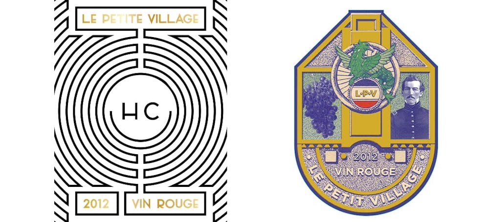 Chateau Mas Neuf and Le Petit Village logos