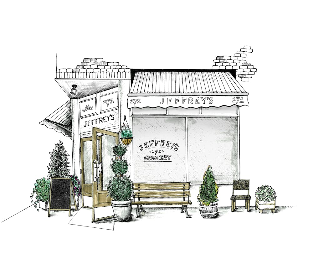 illustration of jeffreys grocery