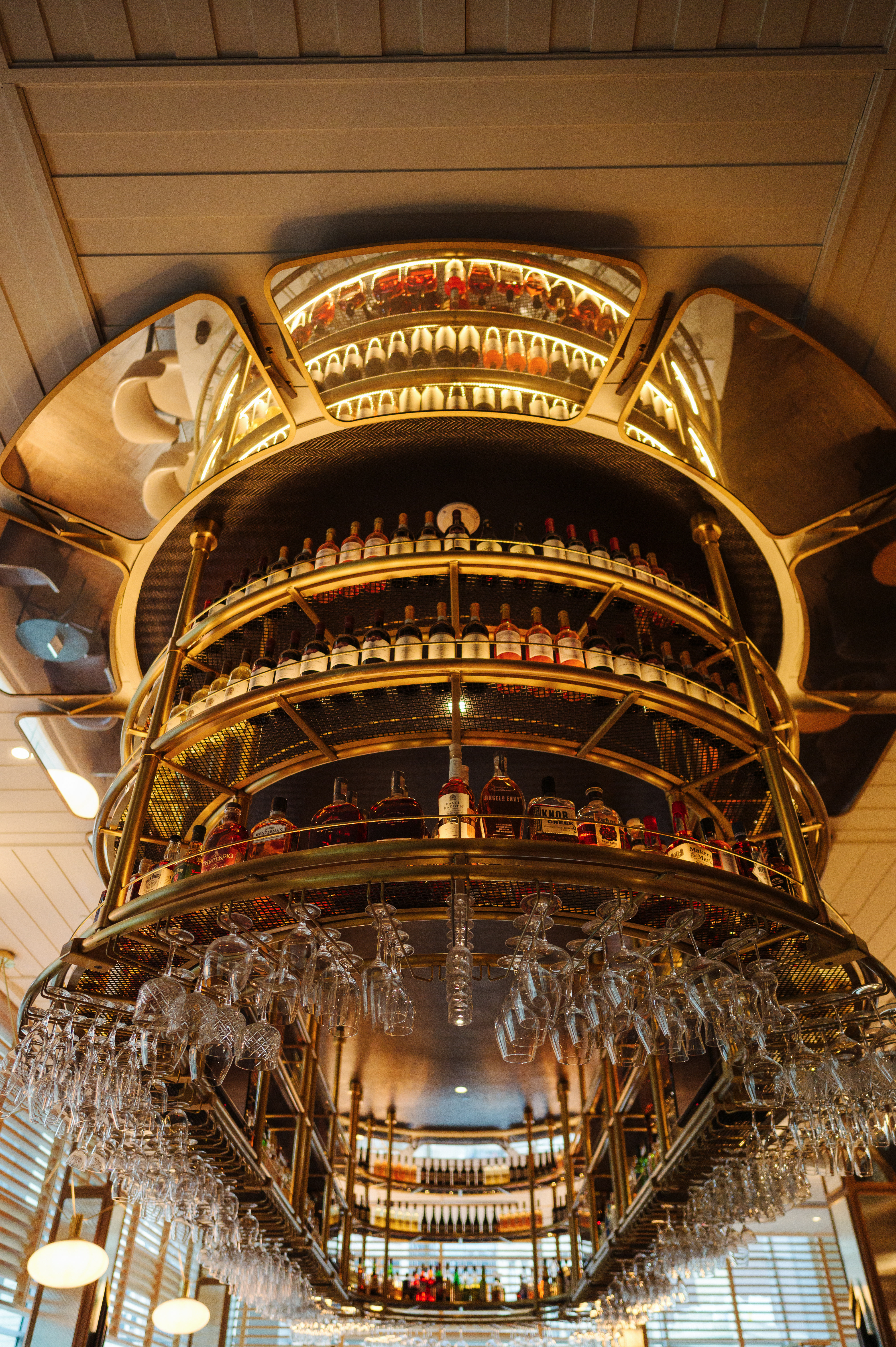 a close up of a chandelier