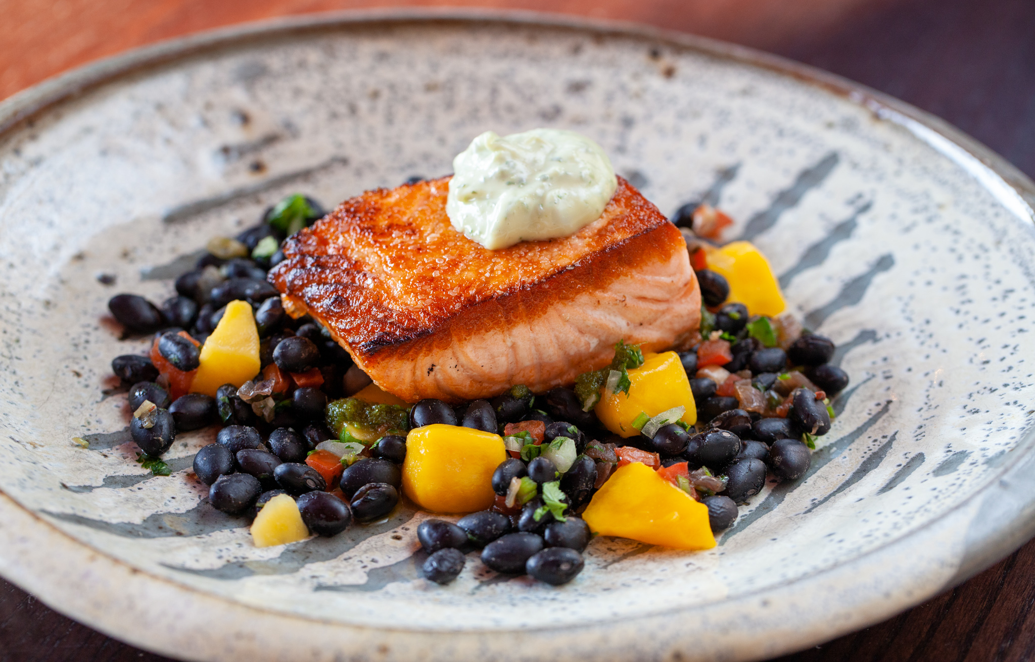 a piece of food on a plate