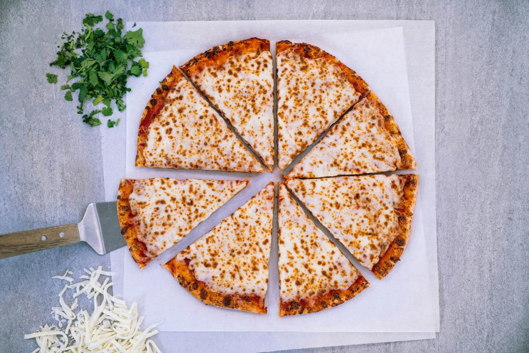 a piece of pizza