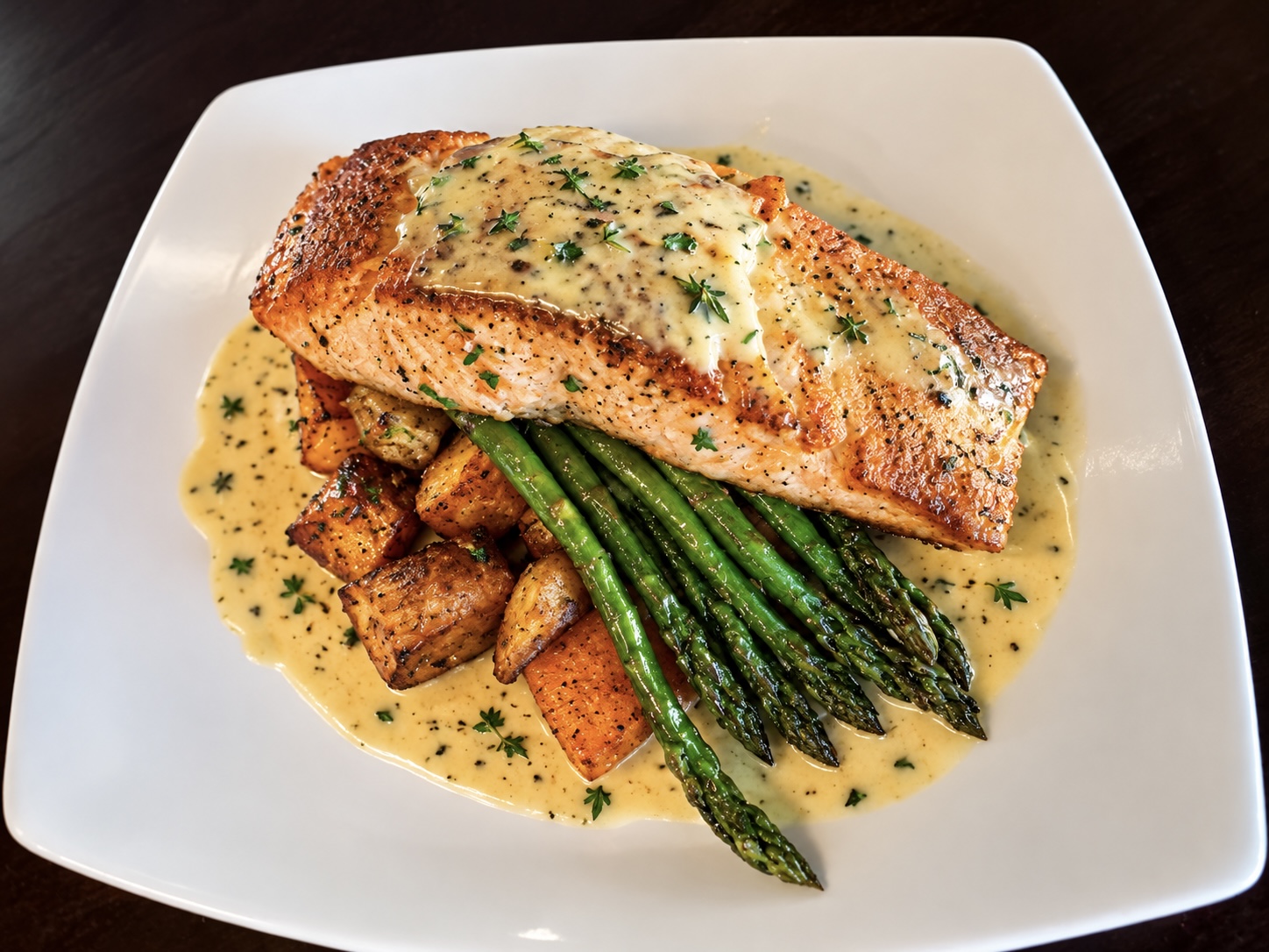 Maple-Dijon Salmon