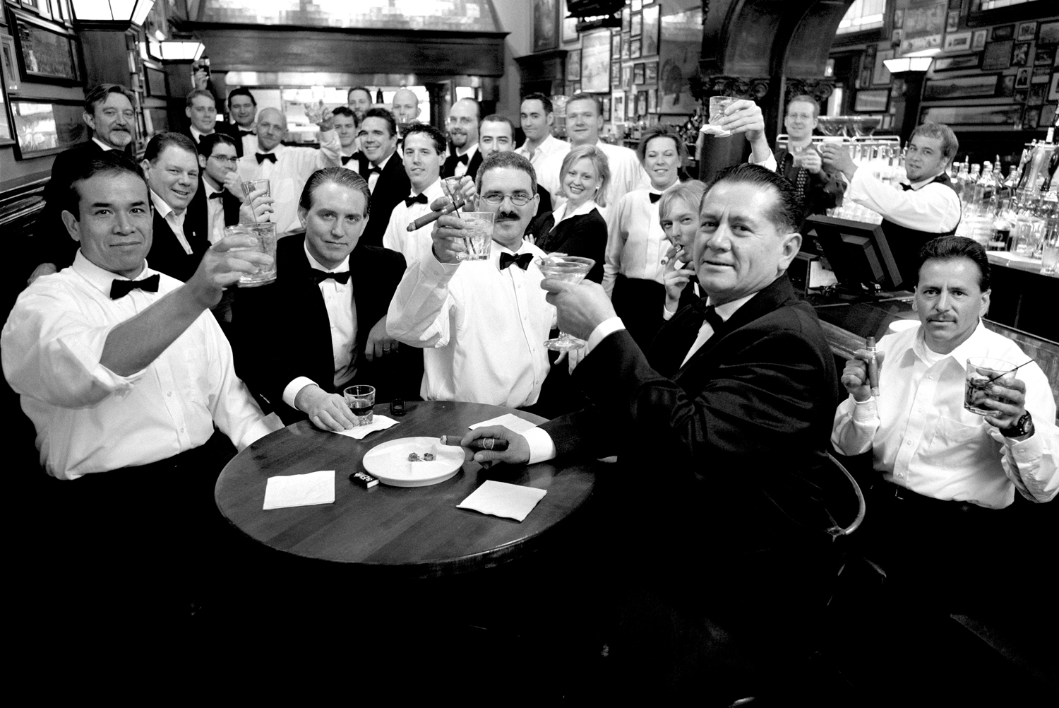 a group of people posing for a photo