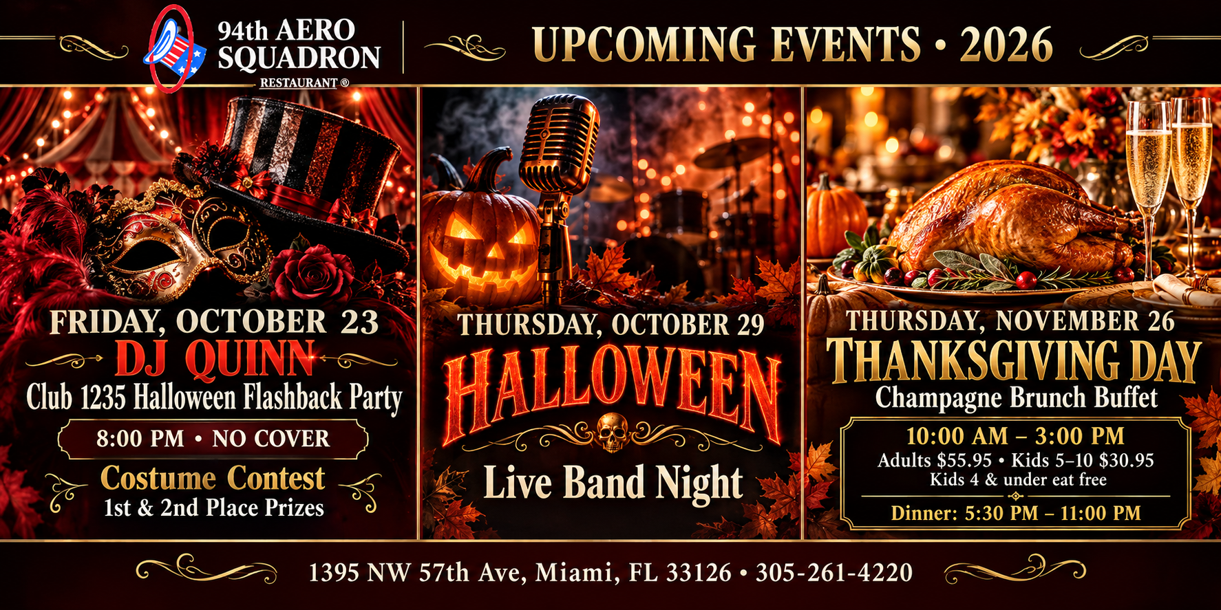 a poster for a halloween event