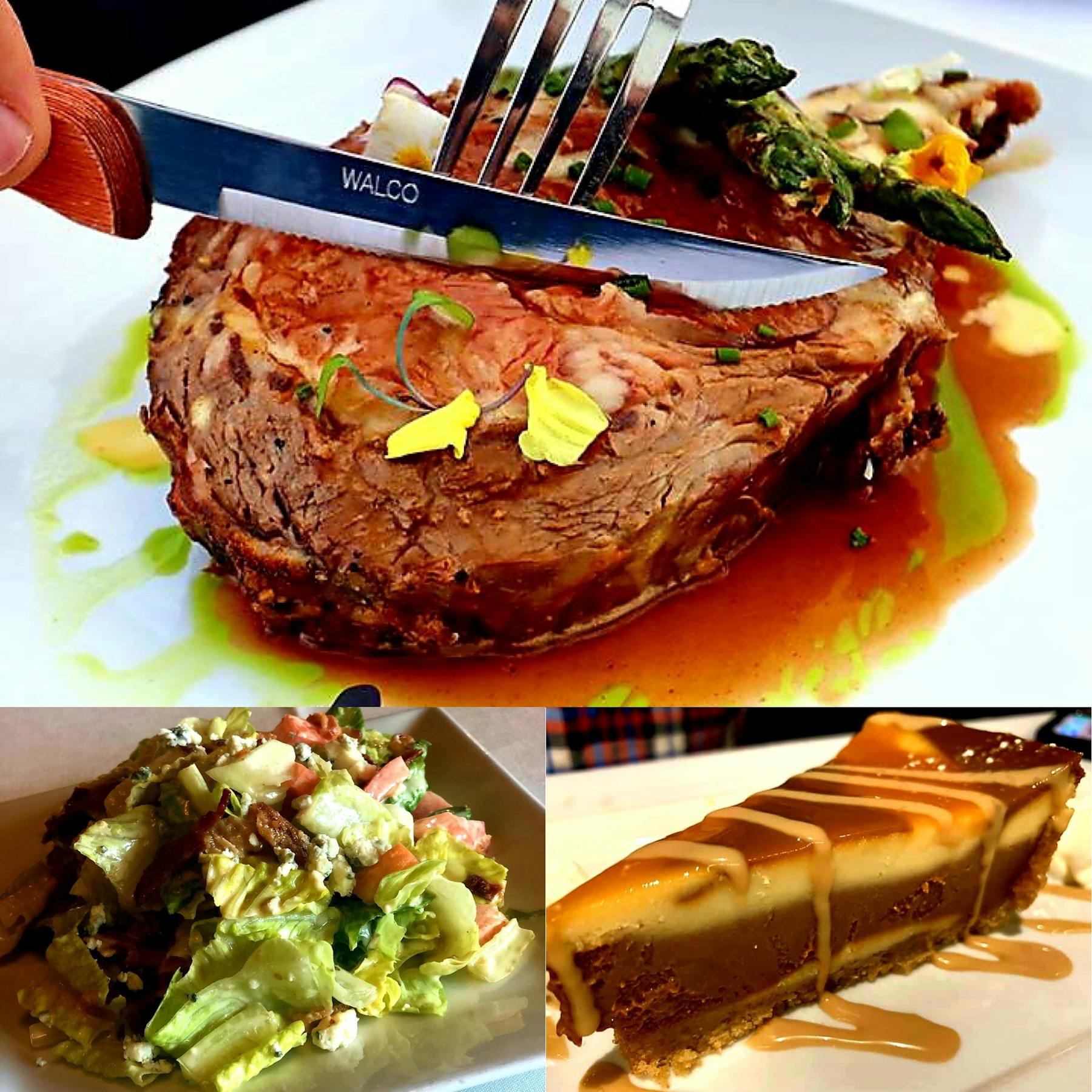 a plate of food on a table