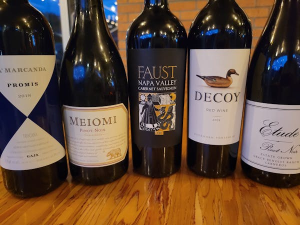 a bottle of wine