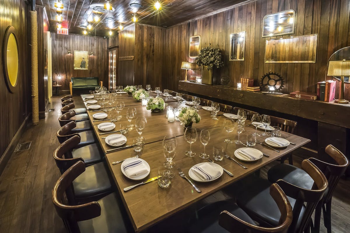 a dining room table