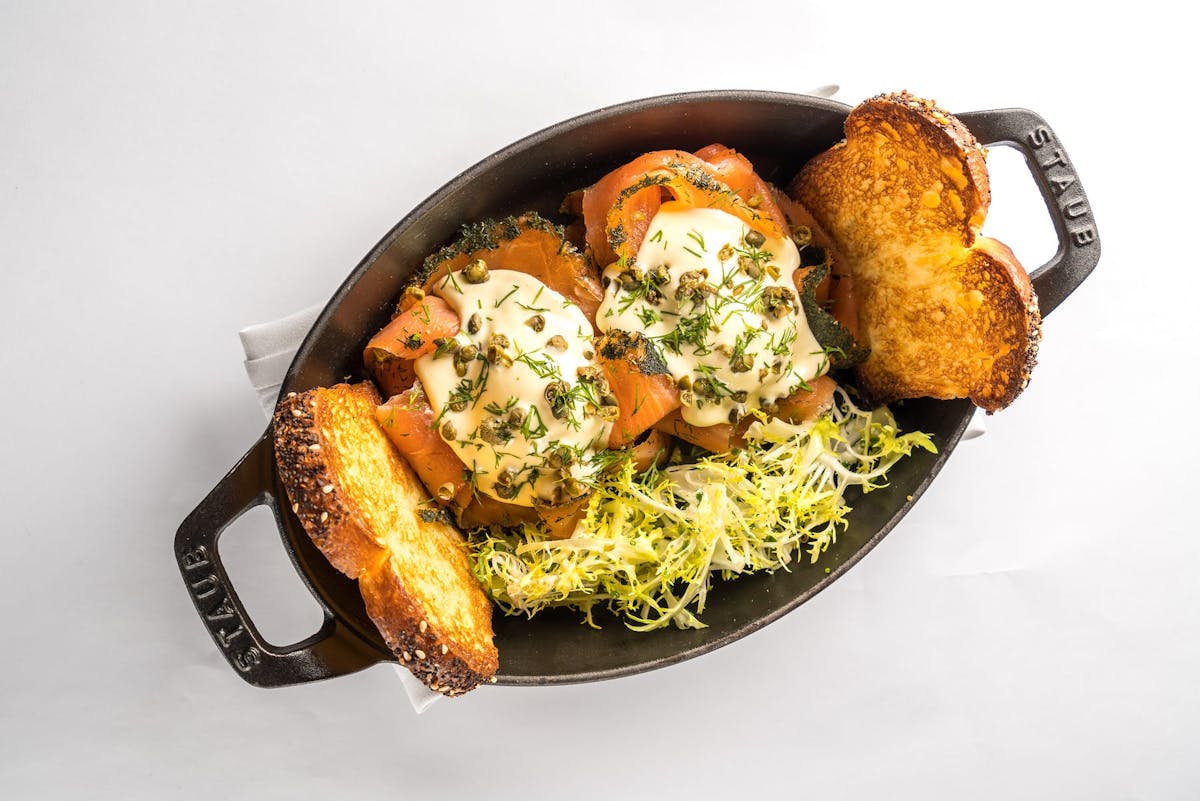 a plate of food