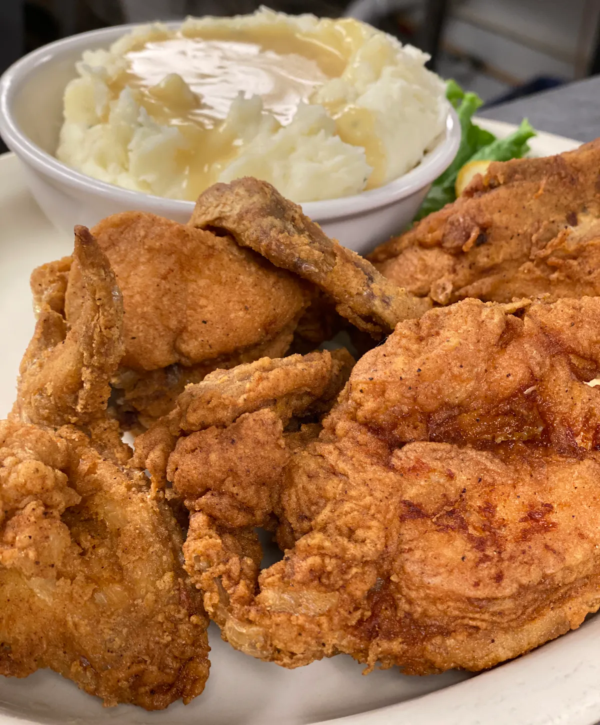 a plate of food