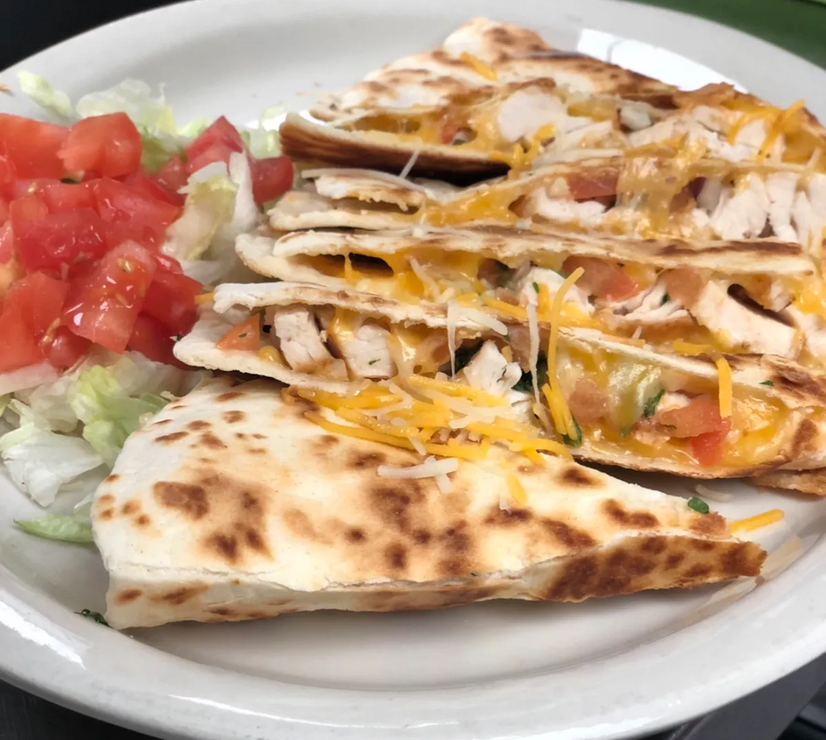 a plate of food