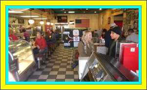 a group of people in a store