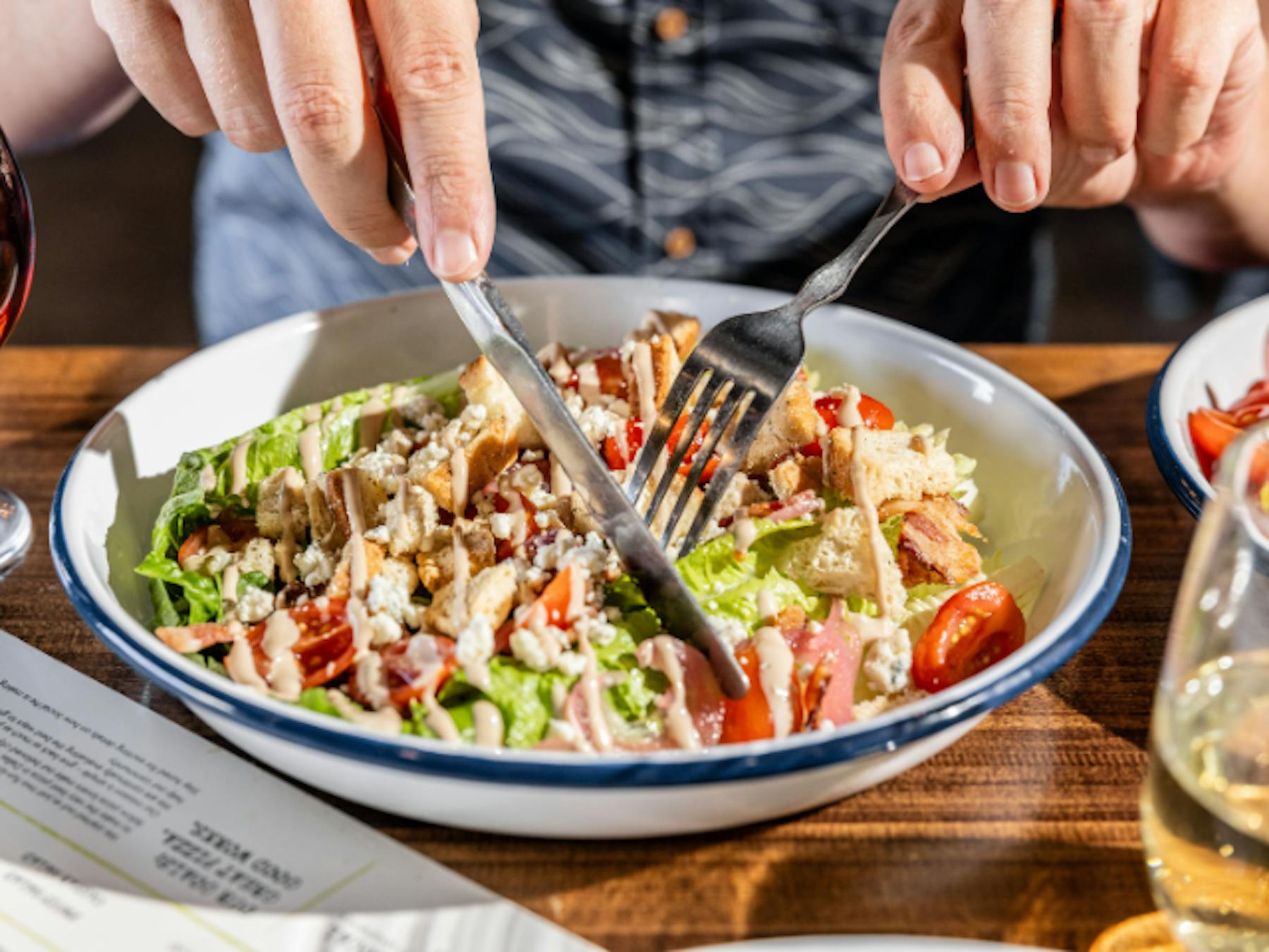 romaine wedge salad