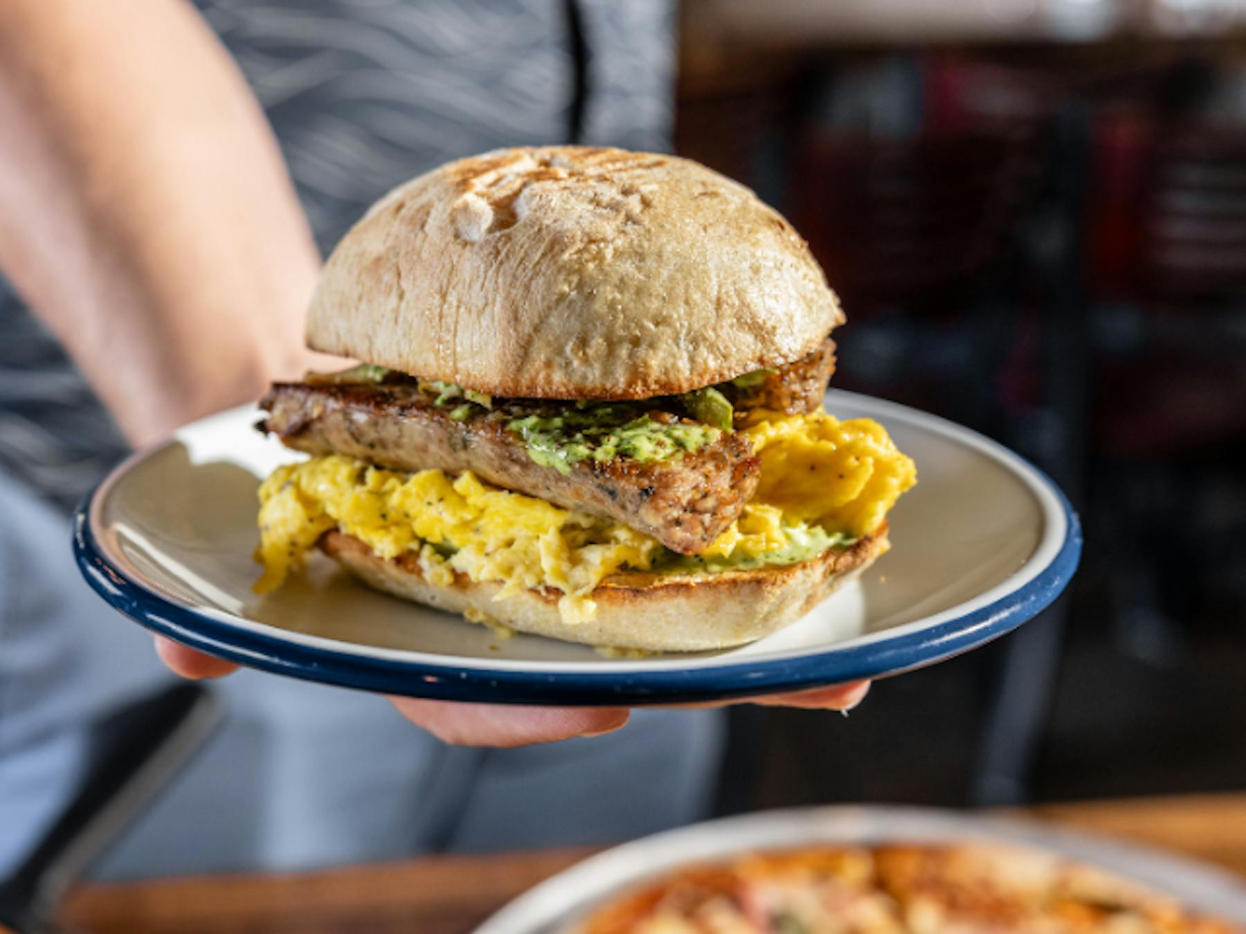 jimmy's breakfast sausage sandwich