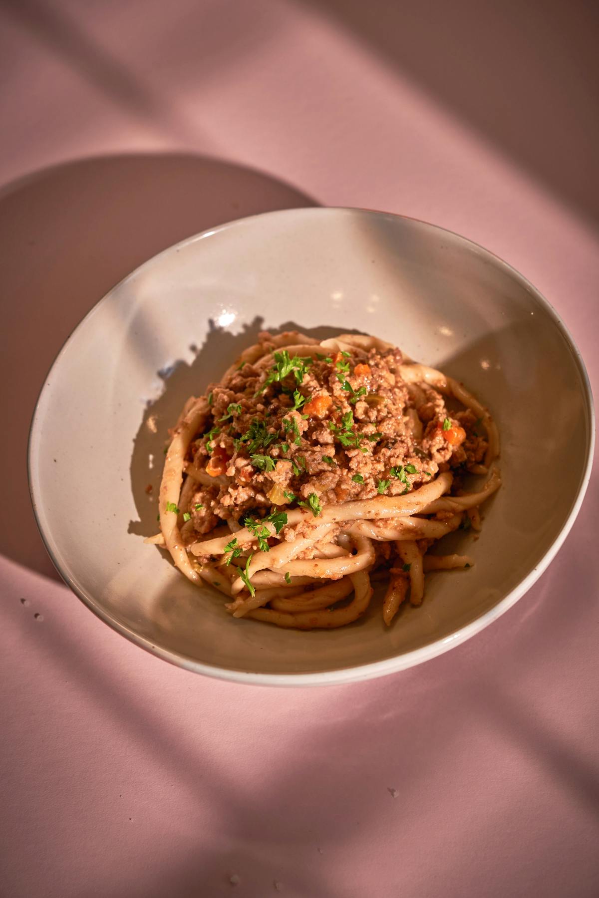 a bowl of food on a plate