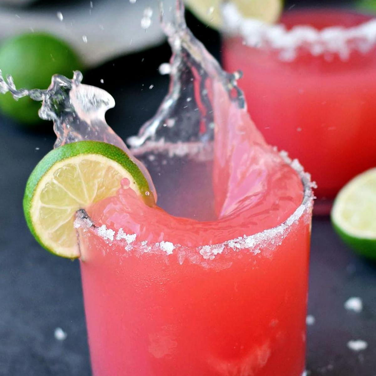 a close up of a beverage