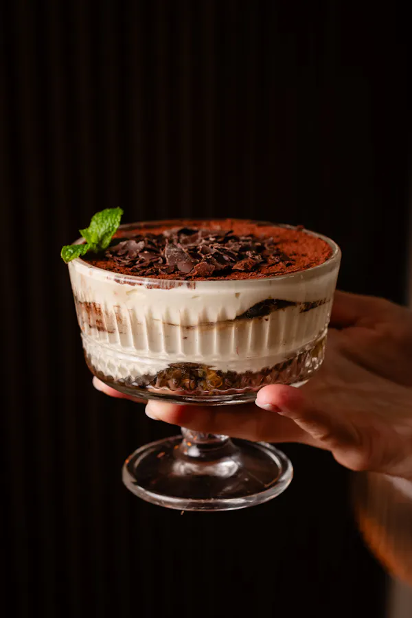 Tiramisu with mascarpone, espresso, and cocoa from the Miami Spice menu at Casa Gianna