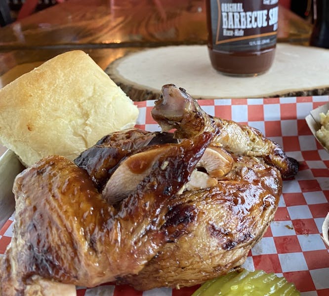 Half Chicken Big Al's Smokehouse BBQ BBQ Restaurant and Caterer in