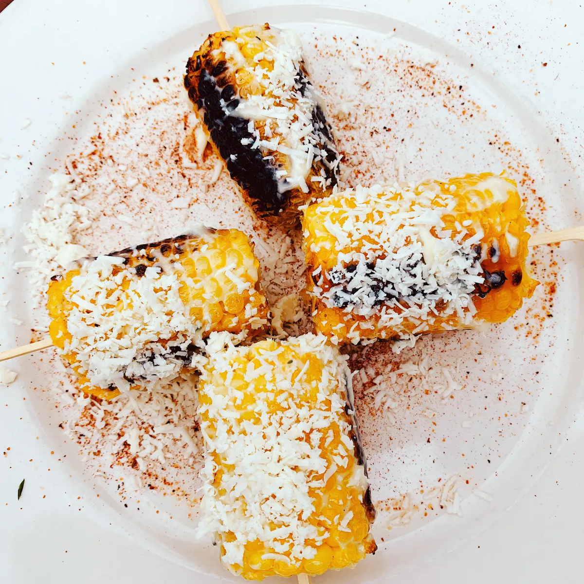 a plate of food on a table
