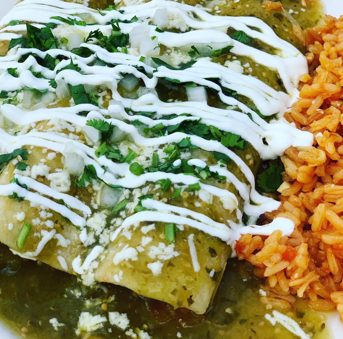 close up of two tacos