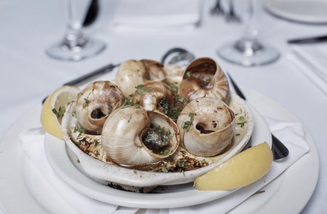 a seafood plate