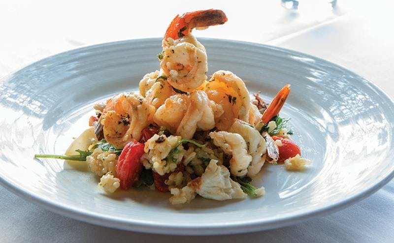 a plate of food