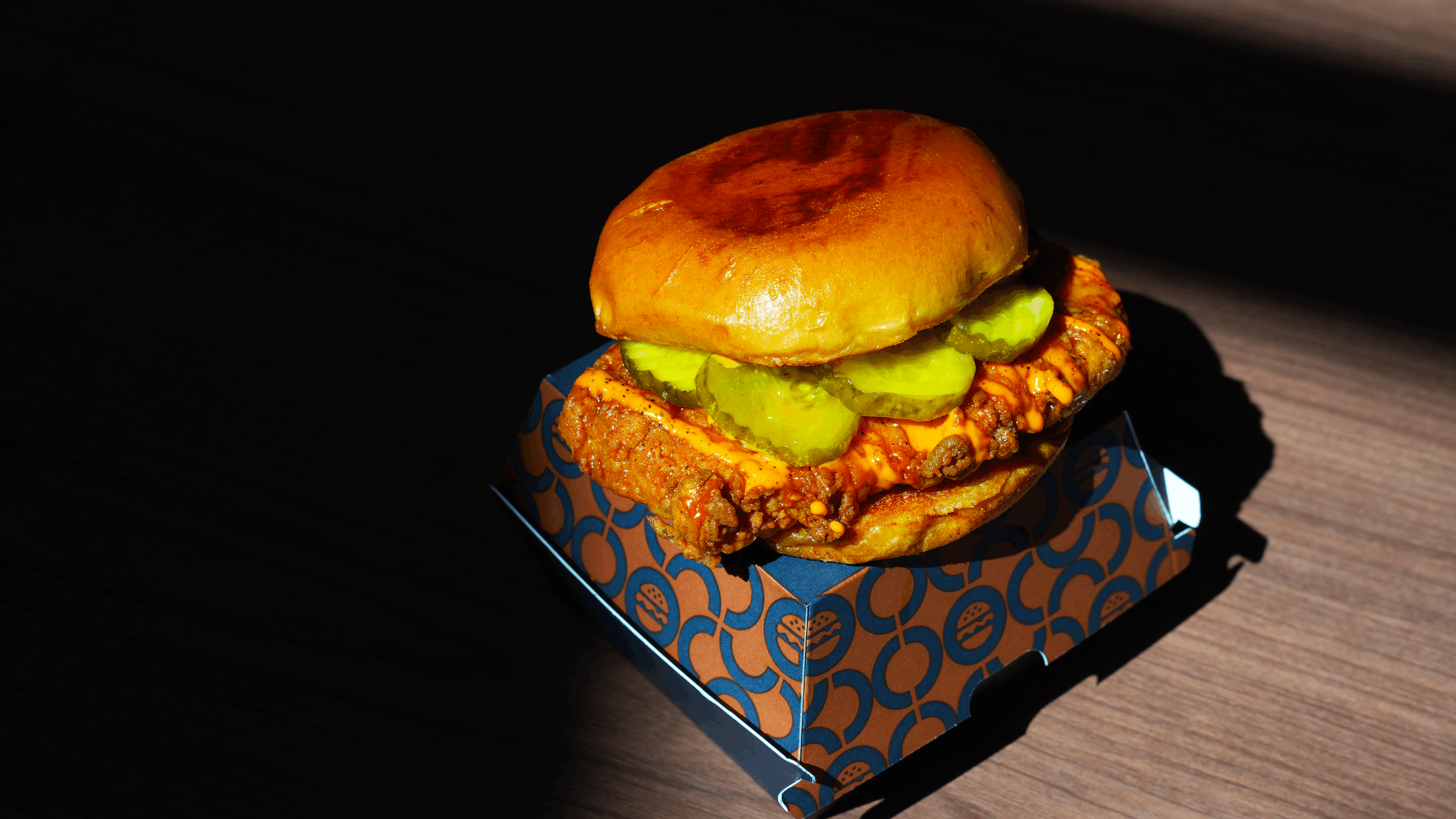 a burger in a box