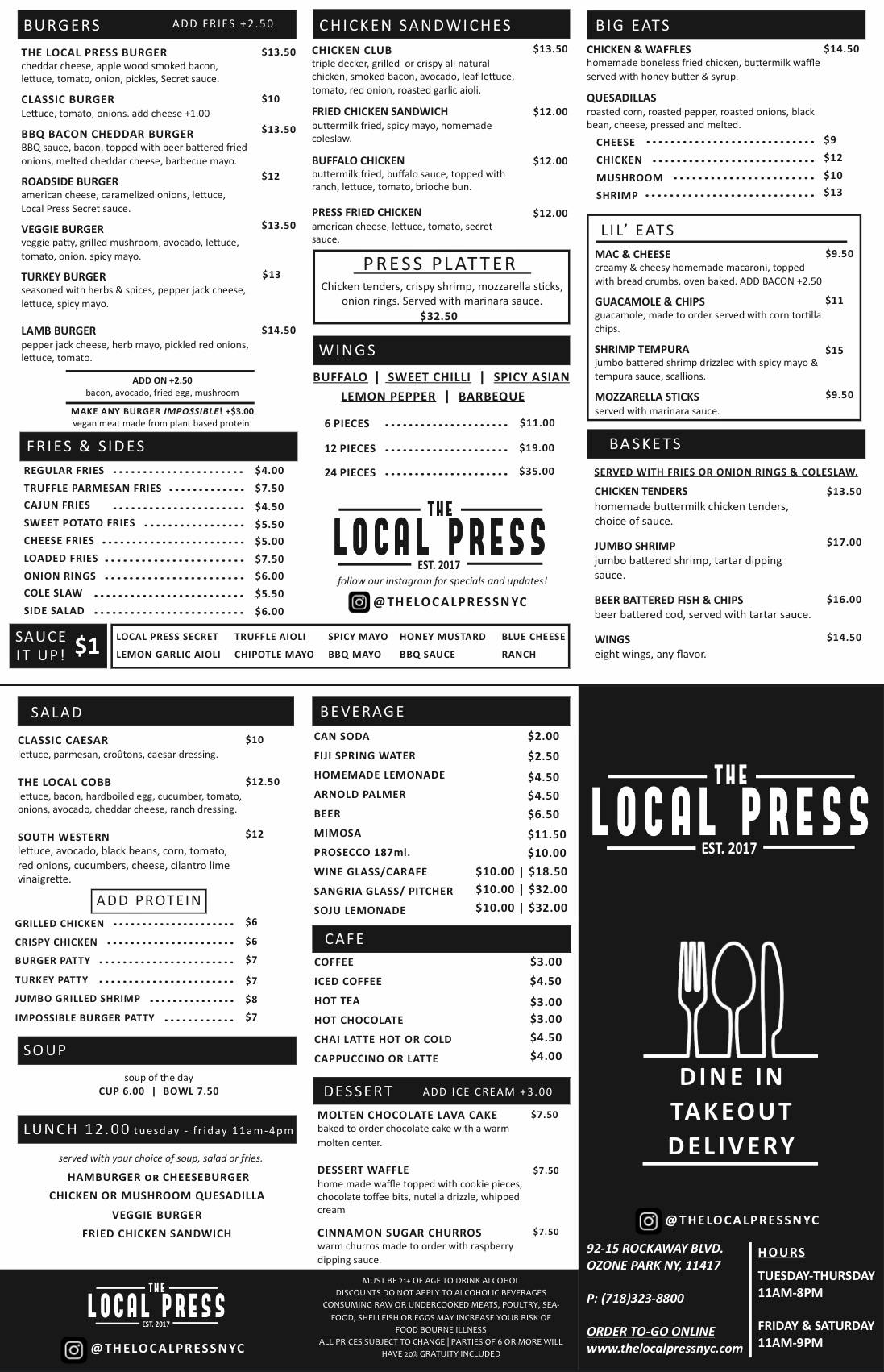 Main Menu | The Local Press