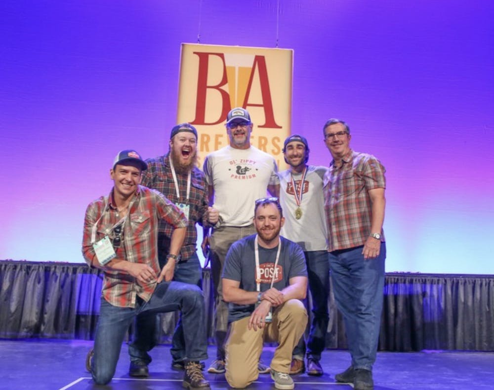 Celebrating Gold at The Great American Beer Festival