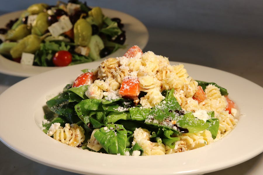 Spinach & Pasta Florentine Salad Luigi's Gourmet Express Italian