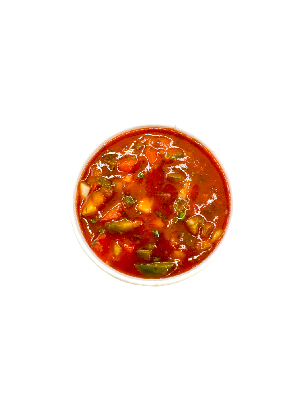 a bowl of soup with vegetables